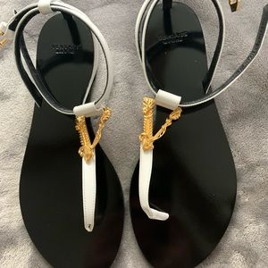 Versace Virtus White Sandals